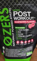 vegan post workout raspberry flavor