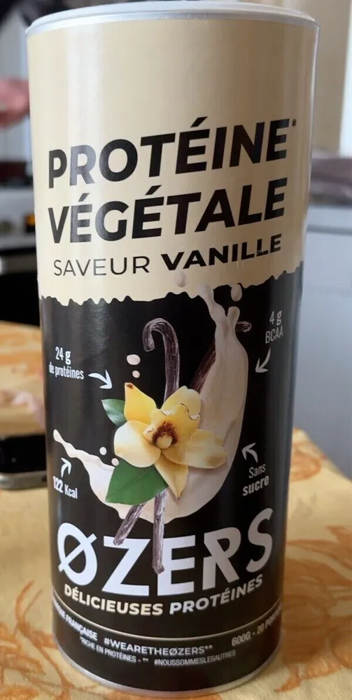 Protéine végétale saveur vanille