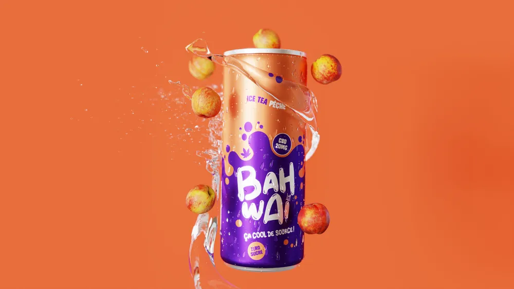 BahWai Ice Tea Pêche
