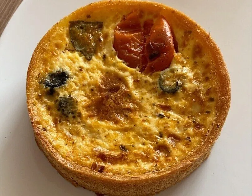 Quiche tomate feta basilic