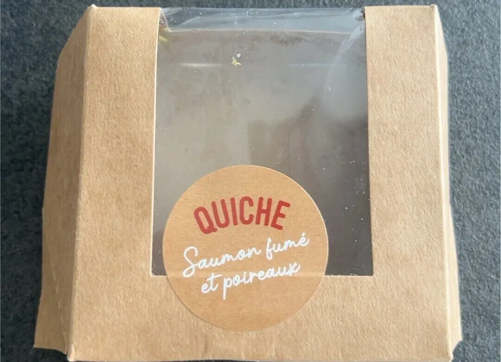 Quiche saumon fumé poireaux