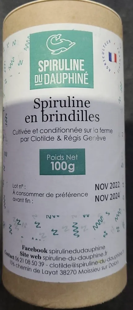Spiruline en brindilles