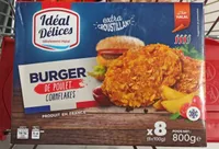 Burguer de poulet halal