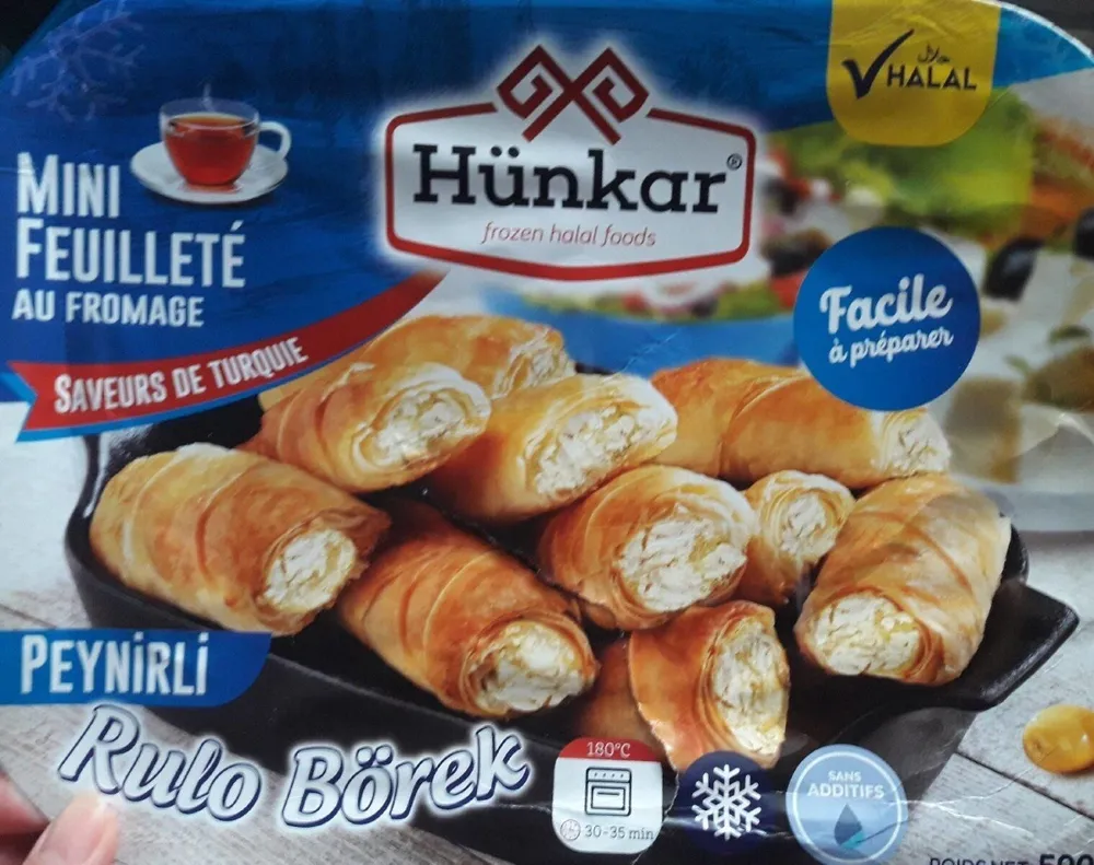 Mini feuilleté au fromage surgelé