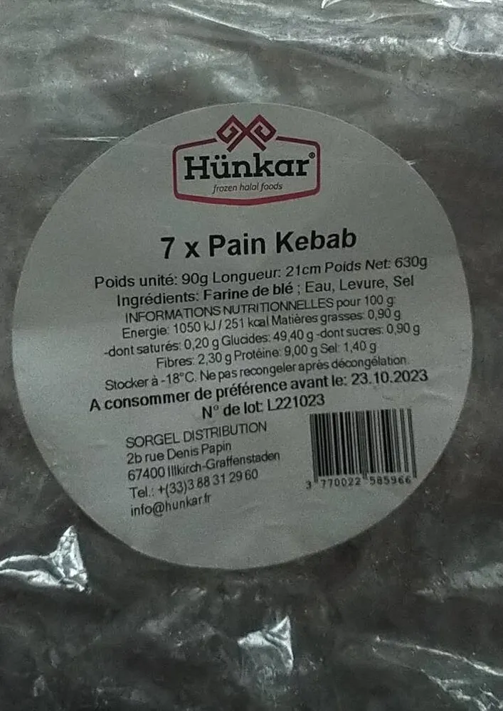 Pains kebab