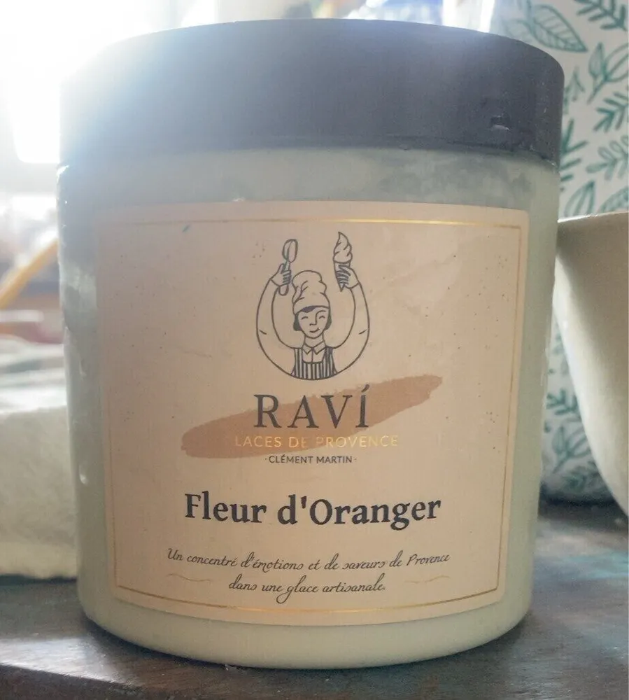 Glace fleur d’oranger