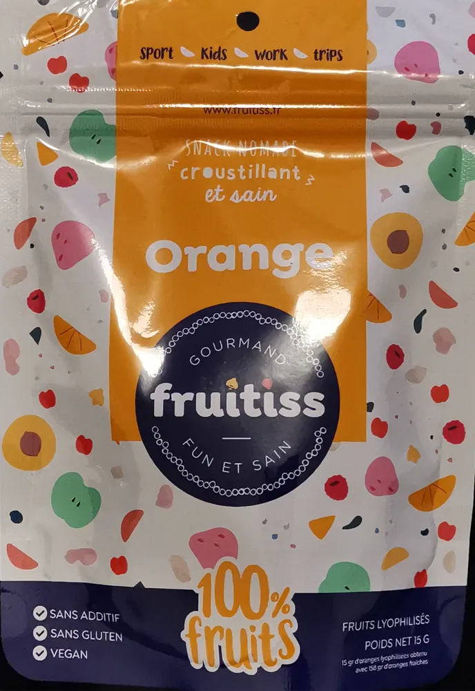 Orange lyophilisées