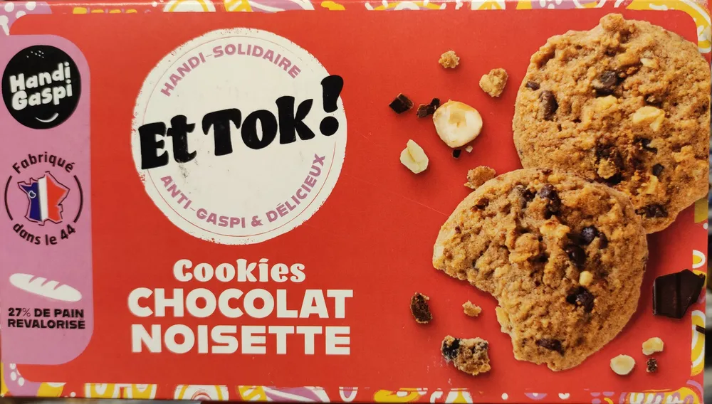 Cookie chocolat noisette