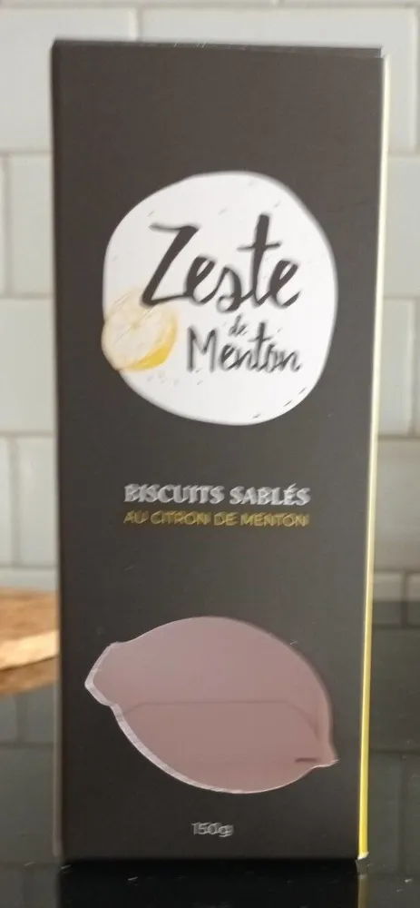 Biscuits sablés au citron de Menton