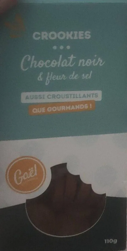 Crookies - Chocolat noir et fleur de Sel