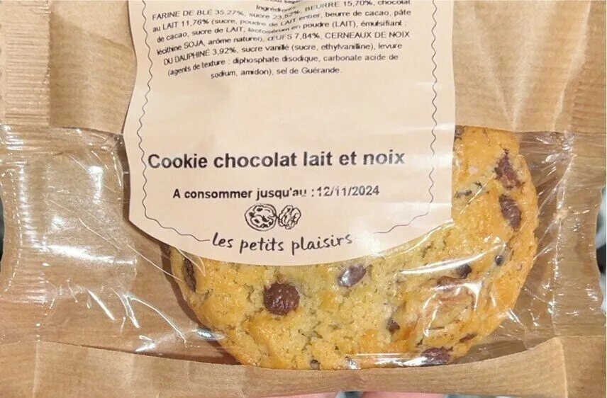 Cookie chocolat noix