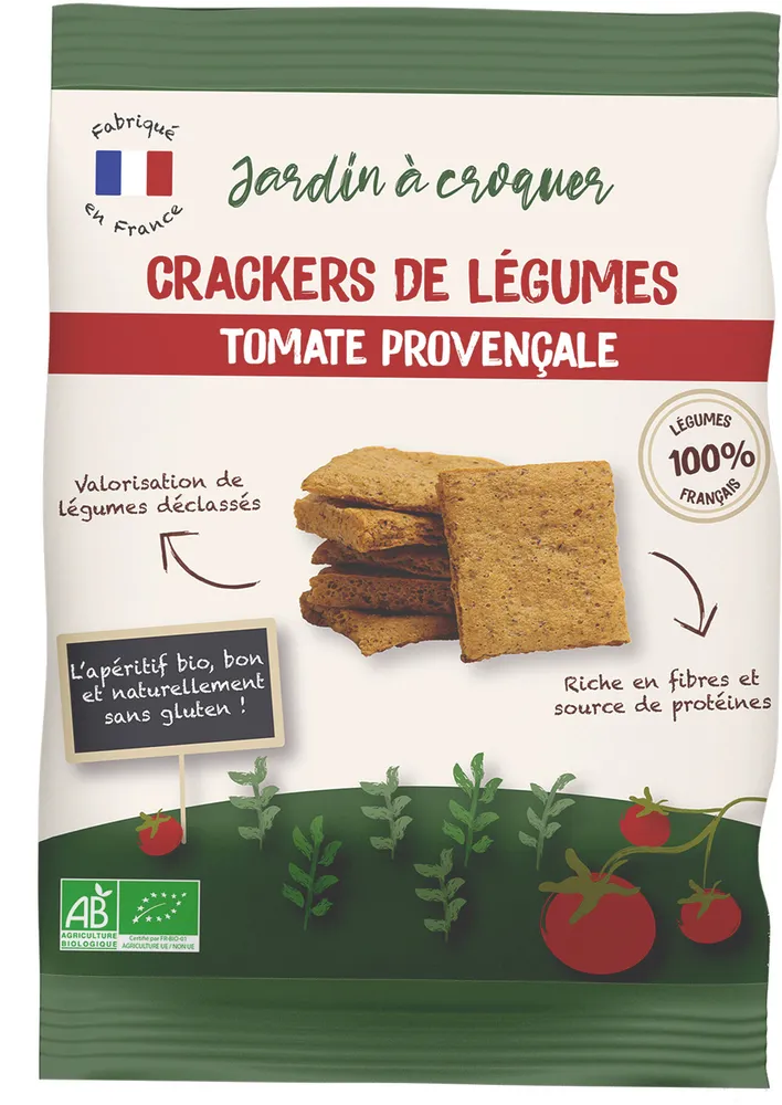 Crackers de légumes BIO tomate provençale
