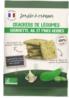 Crackers de légumes BIO courgette ail et fines herbes