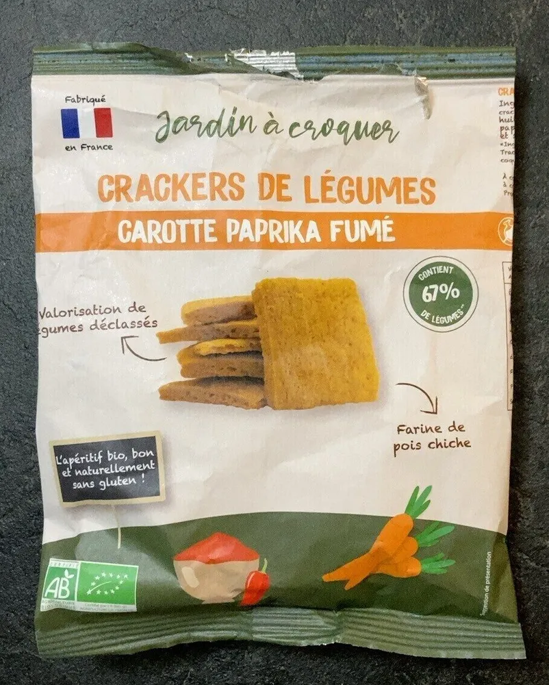 Crackers de légumes