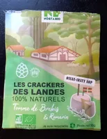 Les crackers des Landes Tomme de Brebis & Romarin