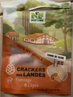 Crackers des Landes, fromage et cèpes