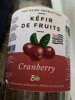 Kéfir de fruits cranberry