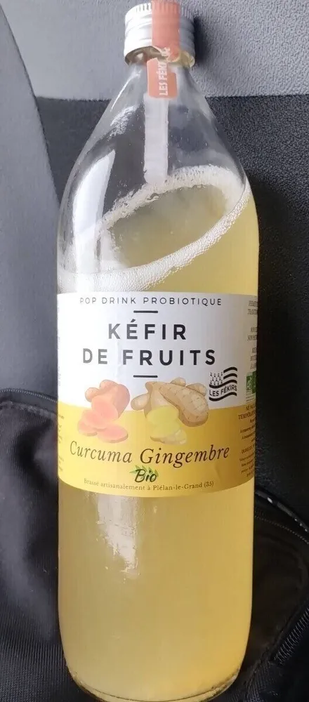 Kéfir de fruits curcuma gingembre