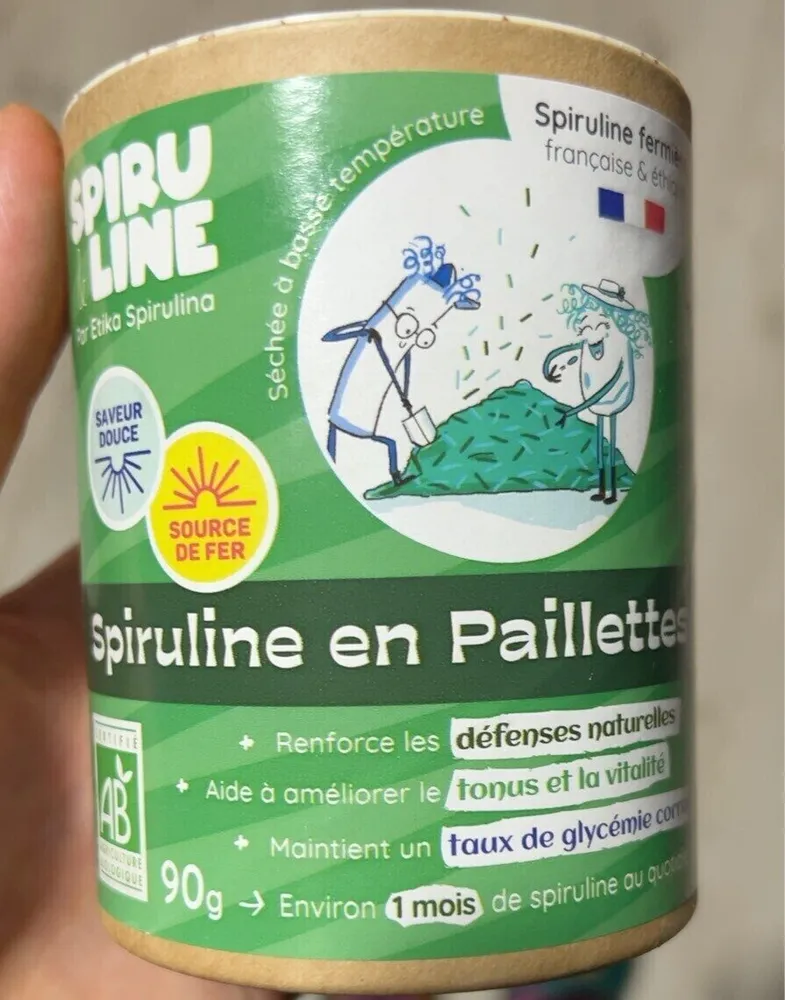 Spiruline en paillettes