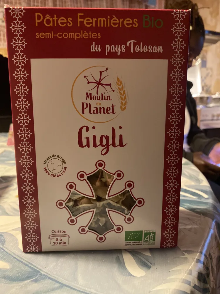 Pâtes Fermières Bio semi-complètes du pays Tolosan Gigli