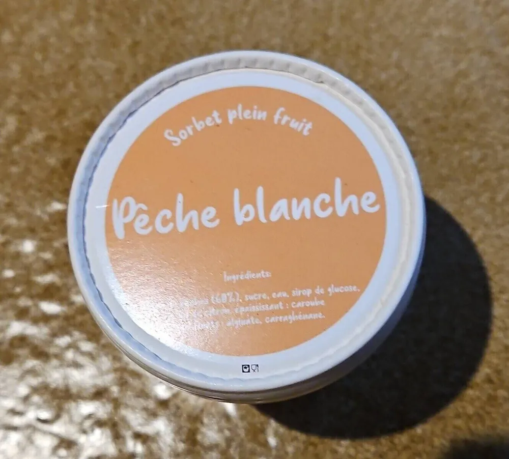 Sorbet Pêche Blanche