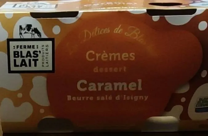 Crème dessert caramel beurre salé