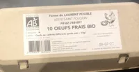 Oeufs frais bio x10
