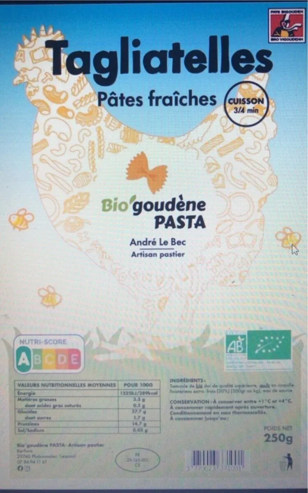 Bio’Goudène Pasta