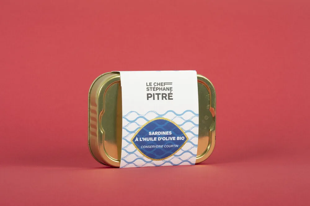 Sardines à l'huile d'olive bio - Stéphane Pitré