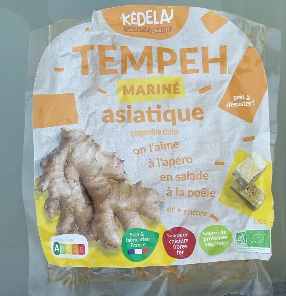 Tempeh mariné asiatique
