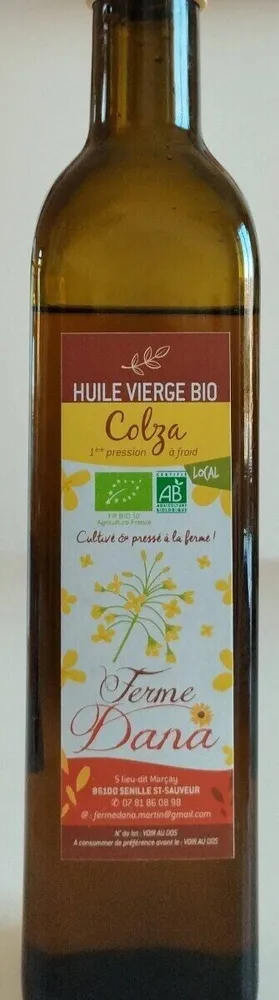 Huile vierge BIO colza