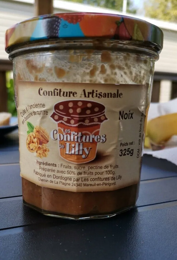 Confiture artisanale aux noix