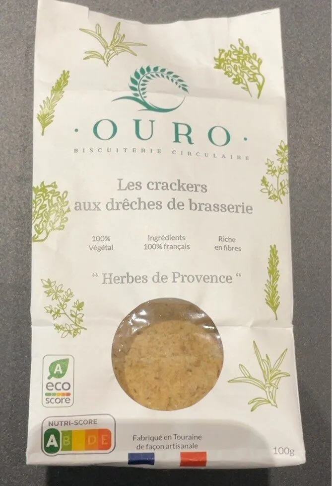 Crackers aux drêches de brasserie