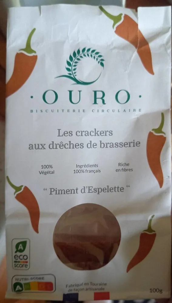 Crackers aux drêches de brasserie