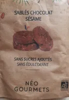 sablés chocolat sésame
