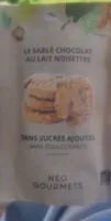 Le sablé chocolat au lait noisettes