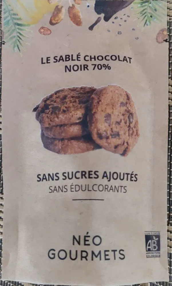 Le sablé chocolat noir
