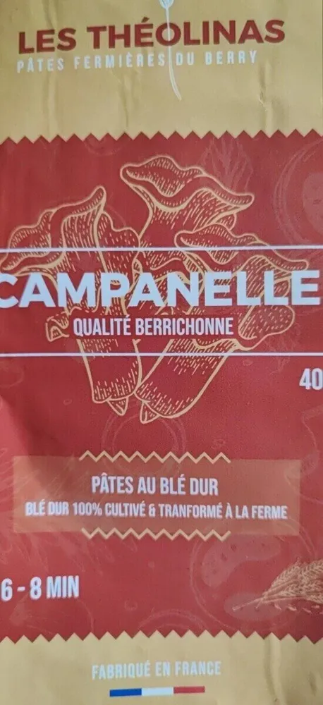 Pâtes Campanelle