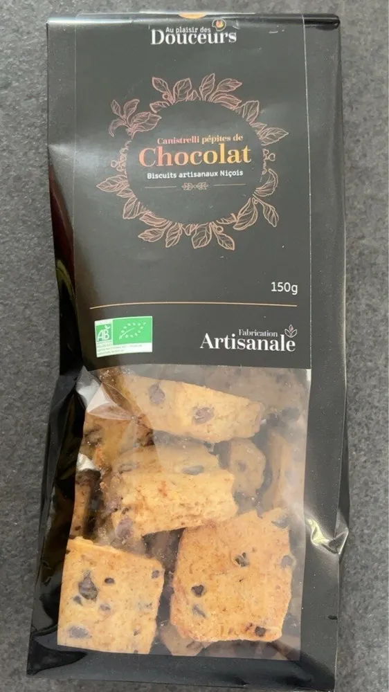 Canistrelli pépites de chocolat