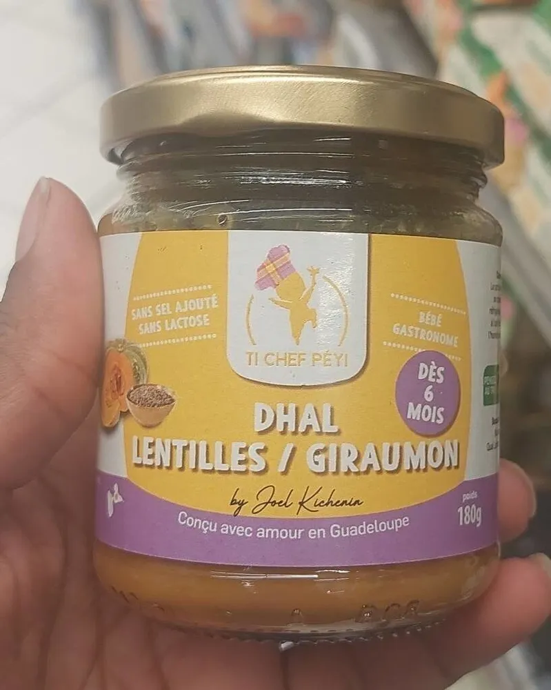 Dhal lentilles/giraumon