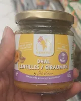 Dhal lentilles/giraumon
