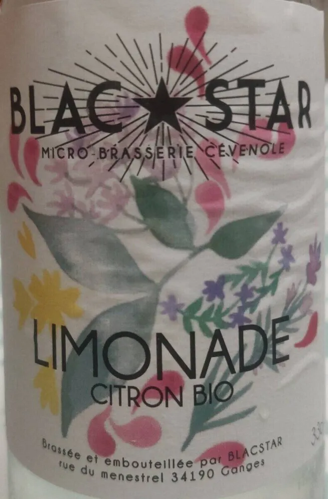 Limonade citron Bio