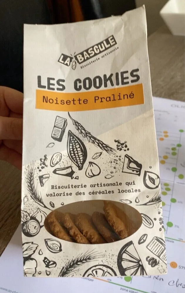 Les Cookies Noisette praline