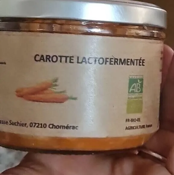 Carotte lactofermentée