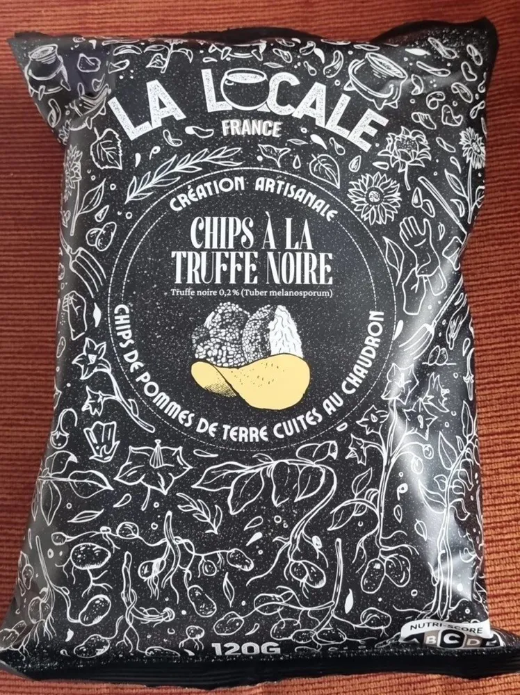 Chips à la truffe noire