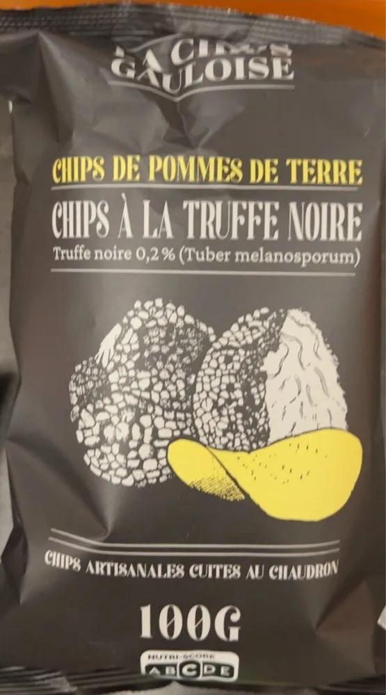 Chips à la truffe noire