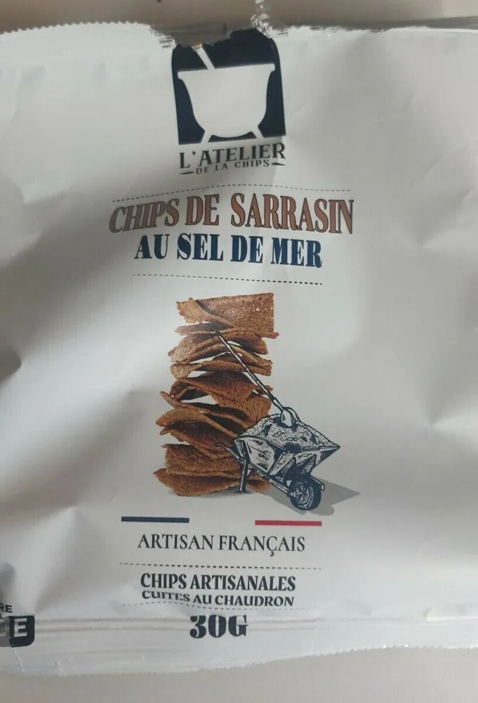 Chips de sarrasin au sel de mer