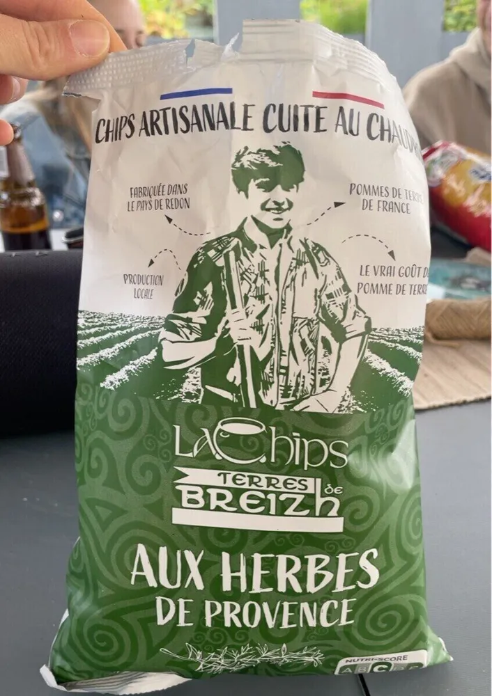 Chips aux herbes de provence