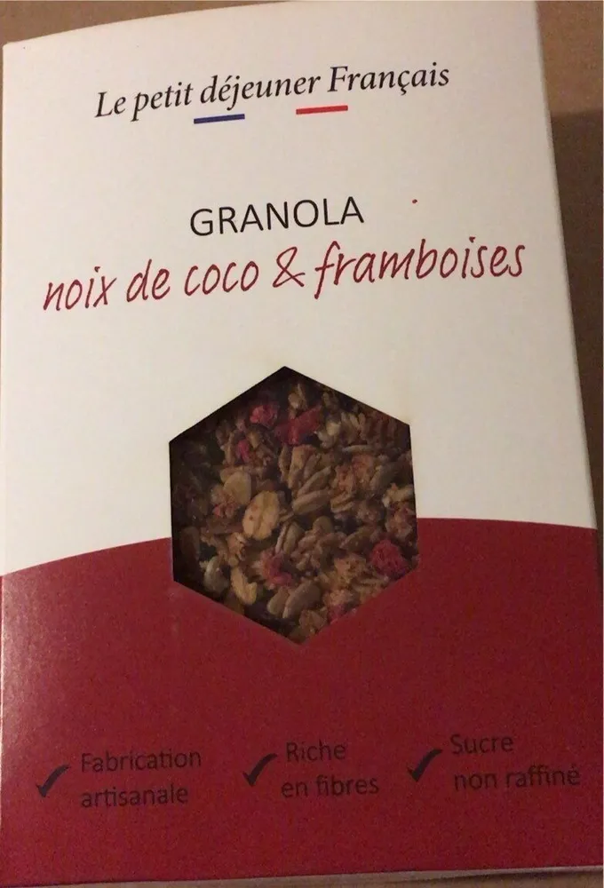 Granola noix de coco & framboises