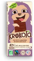 Krokola lait 41% cacao noix de coco râpée